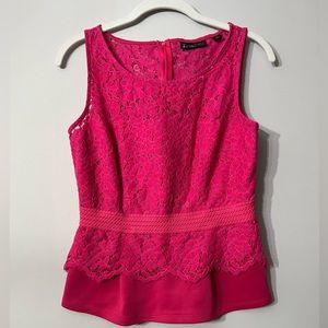 New York & Company- 7th Avenue Design Studio Lacey Lined Sleeveless Blouse